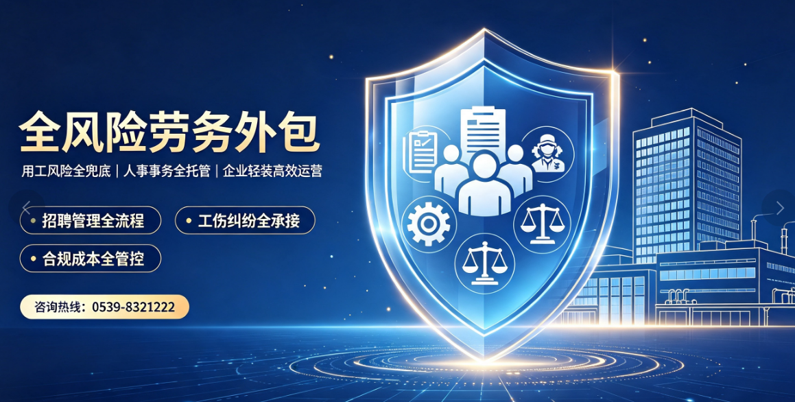 用工风险全兜底·人事事务全托管·企业轻装高效运营
